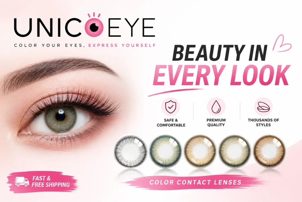 Unicoeye Colored Lenses for Natural & Stylish Eye Look Now!