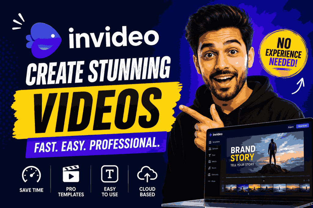 InVideo: Easy AI Video Maker for Beginners & Creators