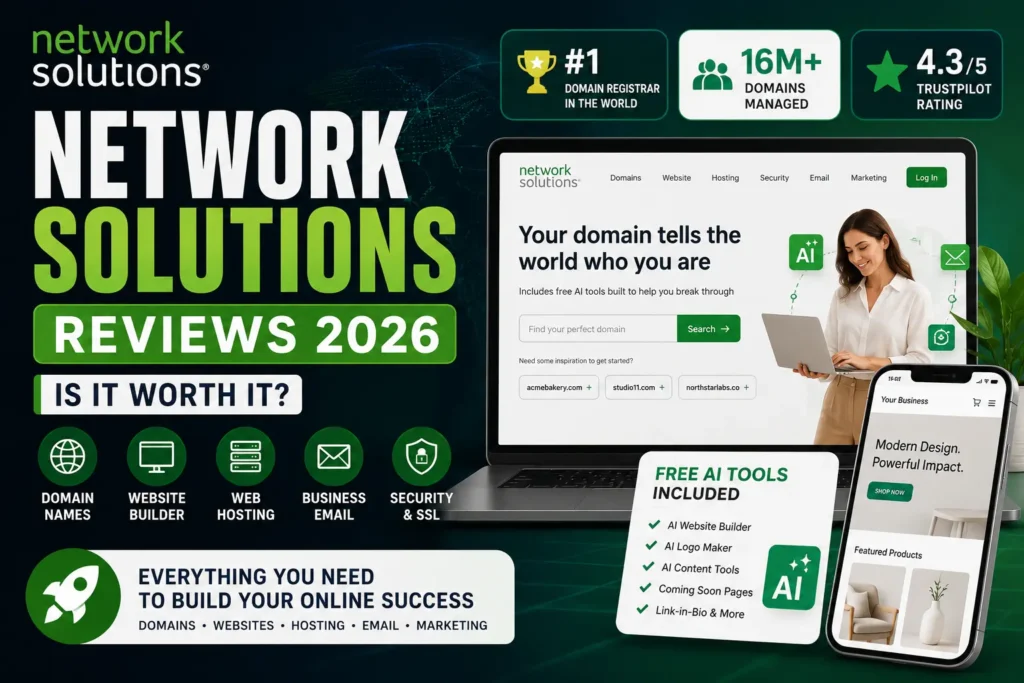 Network Solutions Reviews 2026